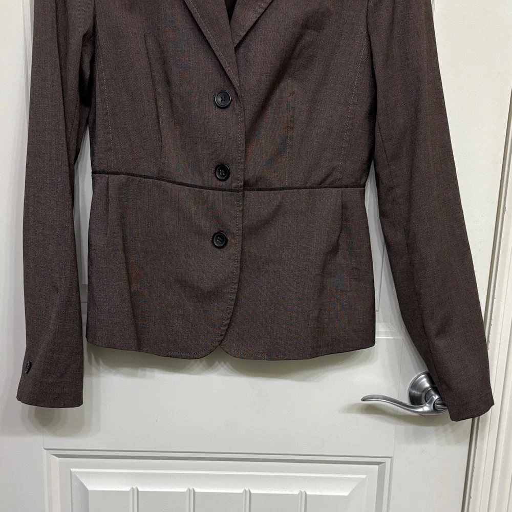 Banana Republic Dark Brown Women's Blazer - Picture 3 of 9